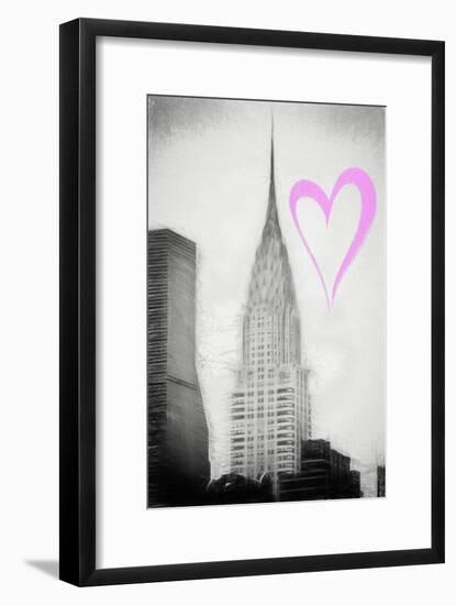 Luv Collection - New York City - Chrysler Building II-Philippe Hugonnard-Framed Art Print