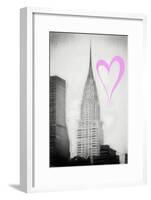 Luv Collection - New York City - Chrysler Building II-Philippe Hugonnard-Framed Art Print