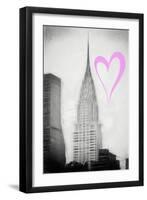 Luv Collection - New York City - Chrysler Building II-Philippe Hugonnard-Framed Art Print