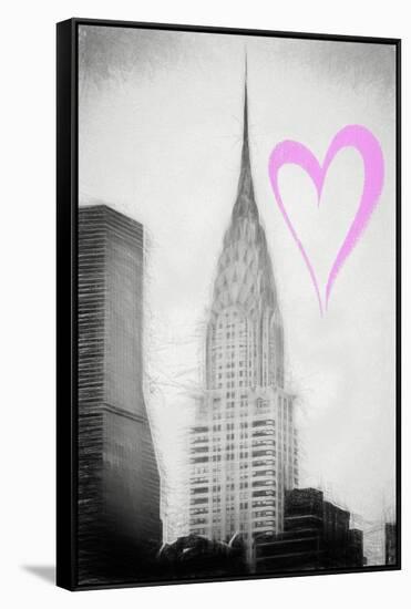 Luv Collection - New York City - Chrysler Building II-Philippe Hugonnard-Framed Stretched Canvas