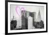 Luv Collection - New York City - Chrysler Building-Philippe Hugonnard-Framed Premium Giclee Print