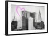 Luv Collection - New York City - Chrysler Building-Philippe Hugonnard-Framed Art Print