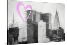 Luv Collection - New York City - Chrysler Building-Philippe Hugonnard-Stretched Canvas