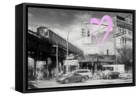 Luv Collection - New York City - Coney Island Traffic-Philippe Hugonnard-Framed Stretched Canvas