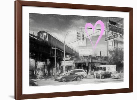 Luv Collection - New York City - Coney Island Traffic-Philippe Hugonnard-Framed Premium Giclee Print