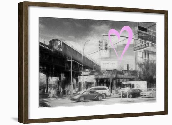 Luv Collection - New York City - Coney Island Traffic-Philippe Hugonnard-Framed Art Print