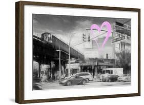 Luv Collection - New York City - Coney Island Traffic-Philippe Hugonnard-Framed Art Print