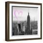 Luv Collection - New York City - Downtown City II-Philippe Hugonnard-Framed Art Print