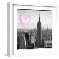 Luv Collection - New York City - Downtown City II-Philippe Hugonnard-Framed Art Print