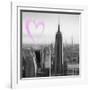 Luv Collection - New York City - Downtown City II-Philippe Hugonnard-Framed Art Print