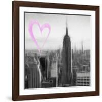 Luv Collection - New York City - Downtown City II-Philippe Hugonnard-Framed Art Print