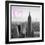 Luv Collection - New York City - Downtown City II-Philippe Hugonnard-Framed Art Print