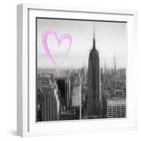 Luv Collection - New York City - Downtown City II-Philippe Hugonnard-Framed Art Print