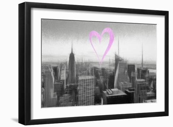 Luv Collection - New York City - Downtown City III-Philippe Hugonnard-Framed Art Print