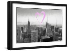 Luv Collection - New York City - Downtown City III-Philippe Hugonnard-Framed Art Print