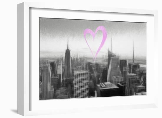 Luv Collection - New York City - Downtown City III-Philippe Hugonnard-Framed Art Print