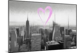 Luv Collection - New York City - Downtown City III-Philippe Hugonnard-Mounted Art Print