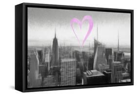Luv Collection - New York City - Downtown City III-Philippe Hugonnard-Framed Stretched Canvas
