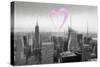 Luv Collection - New York City - Downtown City III-Philippe Hugonnard-Stretched Canvas