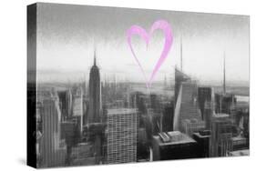 Luv Collection - New York City - Downtown City III-Philippe Hugonnard-Stretched Canvas