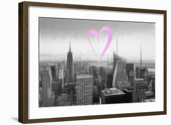 Luv Collection - New York City - Downtown City III-Philippe Hugonnard-Framed Art Print