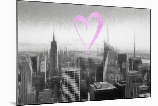 Luv Collection - New York City - Downtown City III-Philippe Hugonnard-Mounted Art Print