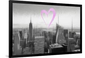Luv Collection - New York City - Downtown City III-Philippe Hugonnard-Framed Art Print