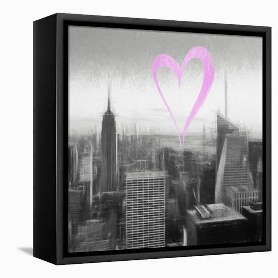 Luv Collection - New York City - Downtown City IV-Philippe Hugonnard-Framed Stretched Canvas