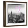 Luv Collection - New York City - Downtown City IV-Philippe Hugonnard-Framed Art Print