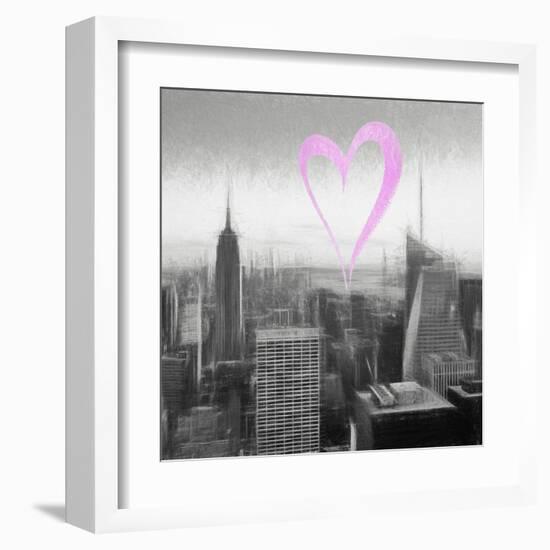 Luv Collection - New York City - Downtown City IV-Philippe Hugonnard-Framed Art Print