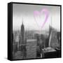 Luv Collection - New York City - Downtown City IV-Philippe Hugonnard-Framed Stretched Canvas