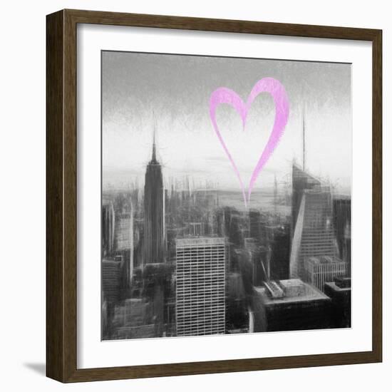 Luv Collection - New York City - Downtown City IV-Philippe Hugonnard-Framed Art Print