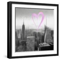 Luv Collection - New York City - Downtown City IV-Philippe Hugonnard-Framed Art Print