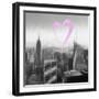 Luv Collection - New York City - Downtown City IV-Philippe Hugonnard-Framed Art Print