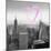 Luv Collection - New York City - Downtown City IV-Philippe Hugonnard-Mounted Art Print