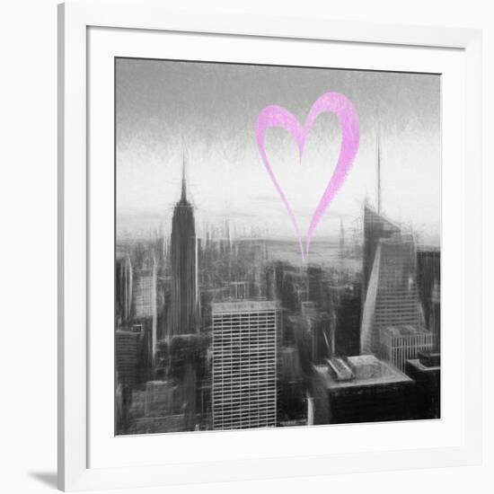 Luv Collection - New York City - Downtown City IV-Philippe Hugonnard-Framed Art Print