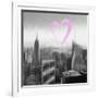 Luv Collection - New York City - Downtown City IV-Philippe Hugonnard-Framed Art Print