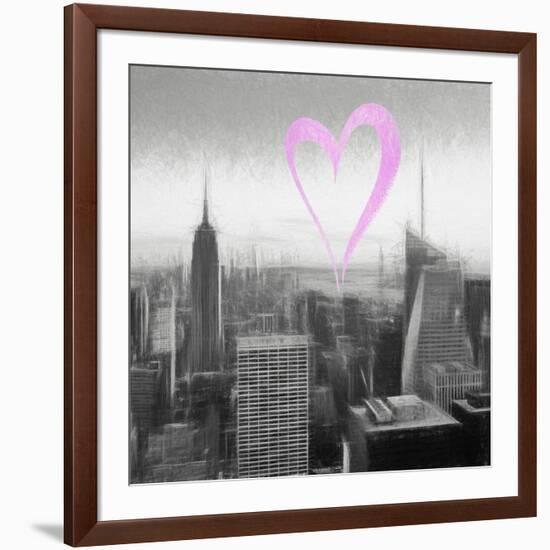 Luv Collection - New York City - Downtown City IV-Philippe Hugonnard-Framed Art Print