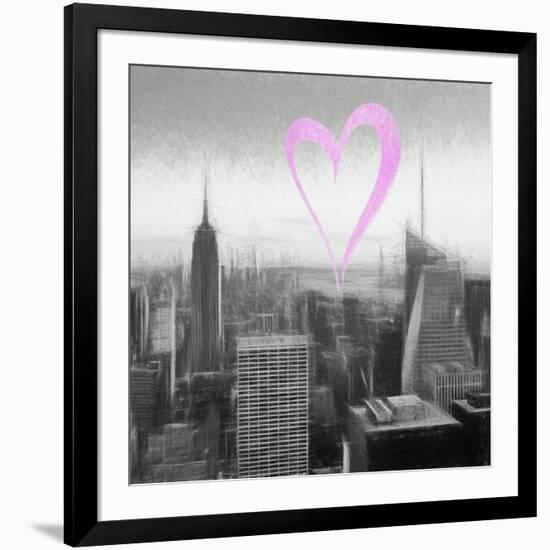 Luv Collection - New York City - Downtown City IV-Philippe Hugonnard-Framed Art Print