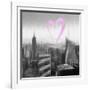 Luv Collection - New York City - Downtown City IV-Philippe Hugonnard-Framed Art Print