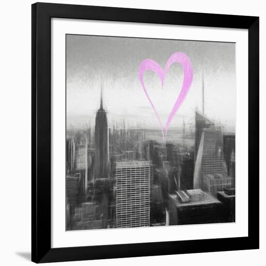 Luv Collection - New York City - Downtown City IV-Philippe Hugonnard-Framed Art Print