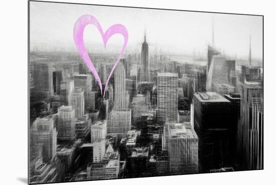 Luv Collection - New York City - Downtown City V-Philippe Hugonnard-Mounted Premium Giclee Print