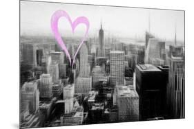 Luv Collection - New York City - Downtown City V-Philippe Hugonnard-Mounted Premium Giclee Print