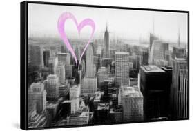 Luv Collection - New York City - Downtown City V-Philippe Hugonnard-Framed Stretched Canvas