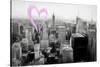 Luv Collection - New York City - Downtown City V-Philippe Hugonnard-Stretched Canvas