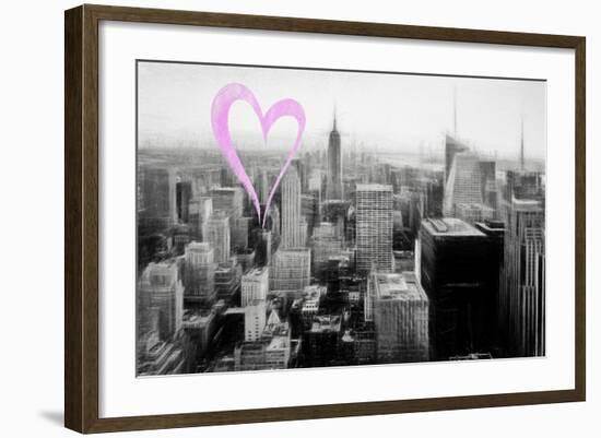 Luv Collection - New York City - Downtown City V-Philippe Hugonnard-Framed Art Print