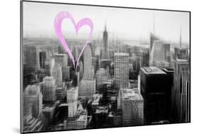 Luv Collection - New York City - Downtown City V-Philippe Hugonnard-Mounted Art Print