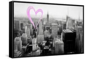 Luv Collection - New York City - Downtown City V-Philippe Hugonnard-Framed Stretched Canvas