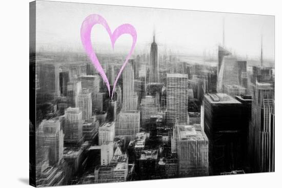 Luv Collection - New York City - Downtown City V-Philippe Hugonnard-Stretched Canvas