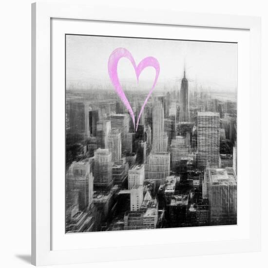 Luv Collection - New York City - Downtown City VI-Philippe Hugonnard-Framed Art Print